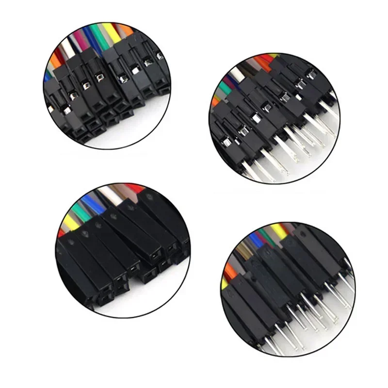 20pin jumper fio dupont linha 20cm macho para macho + fêmea para macho + fêmea para fêmea cabo dupont, para arduino diy kit eletrônico