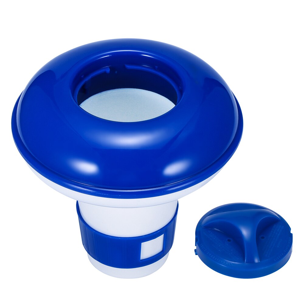 Pool kemikalie dispenser 5/8 tommer premium flydende klor til indendørs og udendørs swimmingpools holder anvendelig spa kemikalie