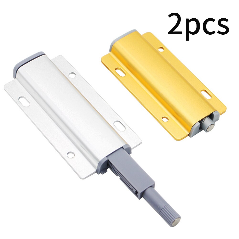 2pcs Home Cupboard Cabinet Drawer Closure Magnet Catch Magnetic Aluminum Alloy Furniture Hotel Door Latch Hardware Wardrobe