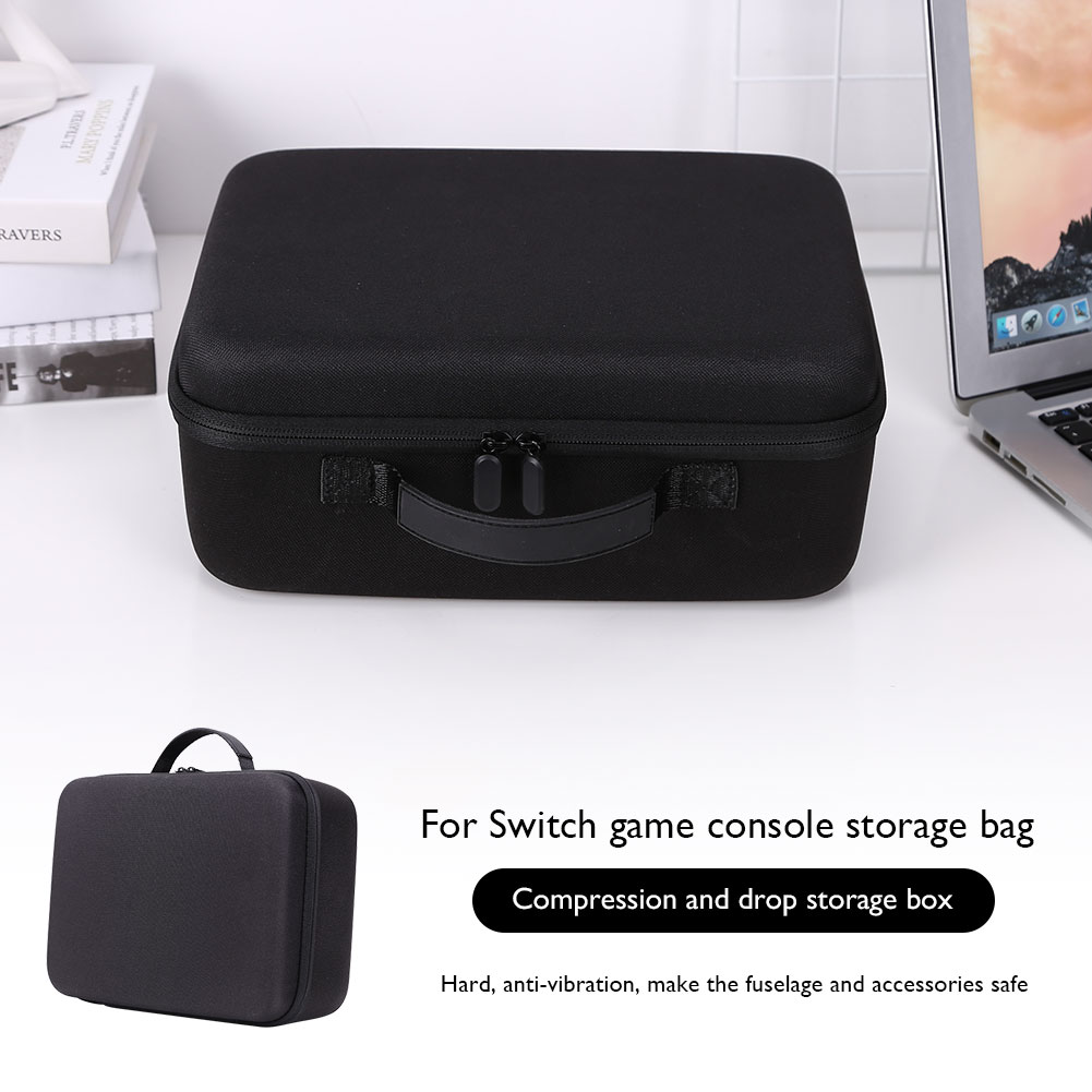 1PC borsa portaoggetti portatile custodia rigida in EVA morbida per Nintendo Switch NS custodia per Console di gioco con fessure per maniglie