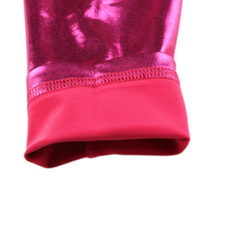 Baby jenter bukser små barn metallic elastiske leggings ankellange bukser passende barneklær