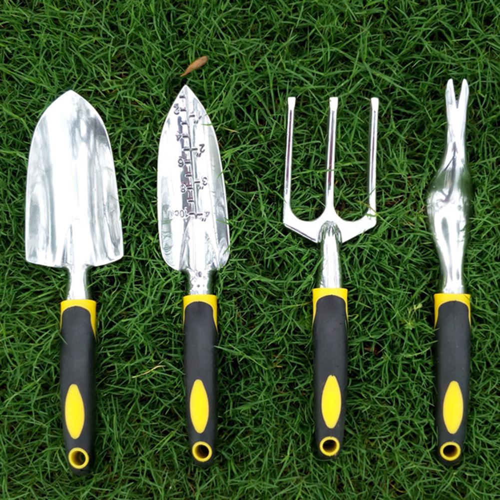 Mini Attrezzi Da Giardino Set di strumenti Pala Rastrello cazzuola Allentamento Del Suolo Piantare Strumento Per Bambini All'aperto Spade Manuale Portatile Con Manico IN PVC