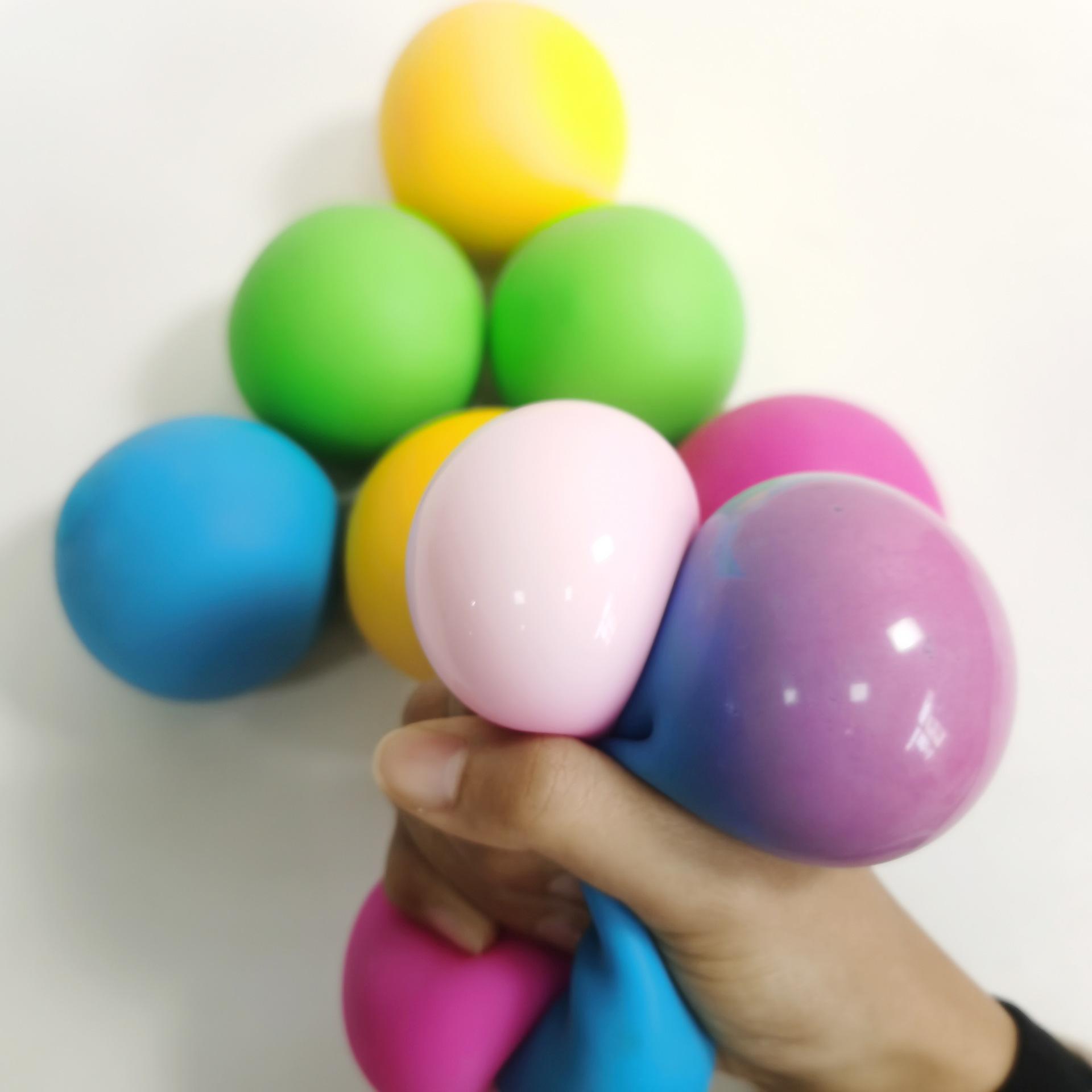 6Cm/6.5Cm Stress Ballen Kleur Veranderende Scheurbestendig Niet Giftig Bpa Gratis Soft Stretchy speelgoed Anti Stress Bal Voor Kinderen Volwassen