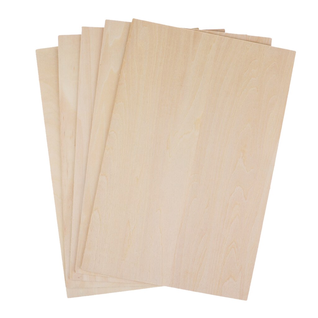 10Pcs Houten Platen Model Basswood Hout Lakens Board 2Mm Dik Diy Huis Vliegtuig Model Speelgoed Maken Craft Kits: 200x200mm