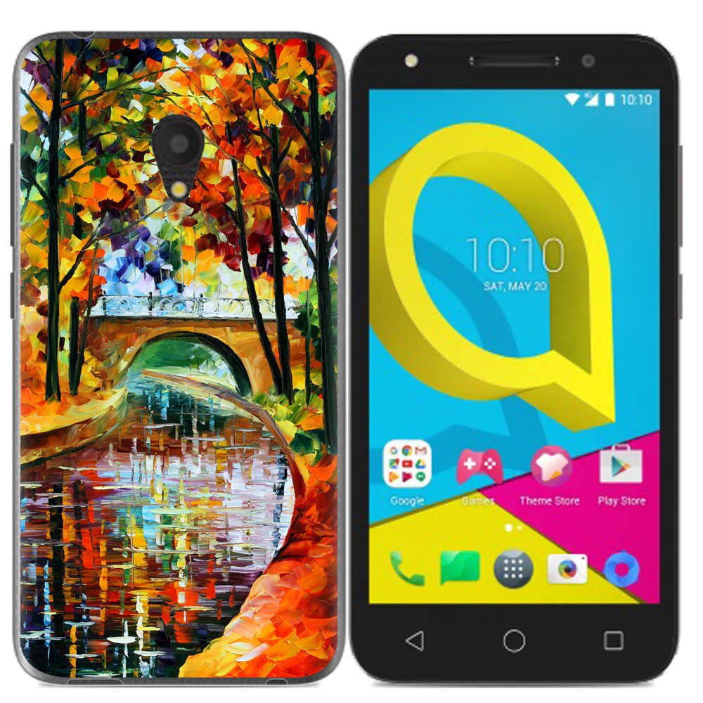 Phone Case For Alcatel U5 3G / Alcatel U5 Plus Cute Cartoon Painted TPU Soft Case Silicone Cover: 17