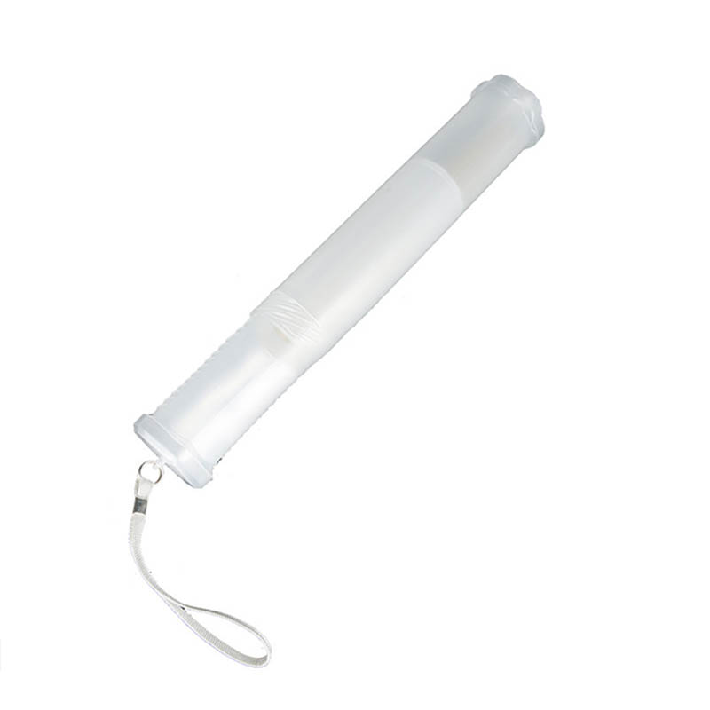 1 pçs cilindro caneta saco transparente caneta titular estudante suprimentos caixa de lápis caneta titular caixa de armazenamento de plástico ultra-fino portátil