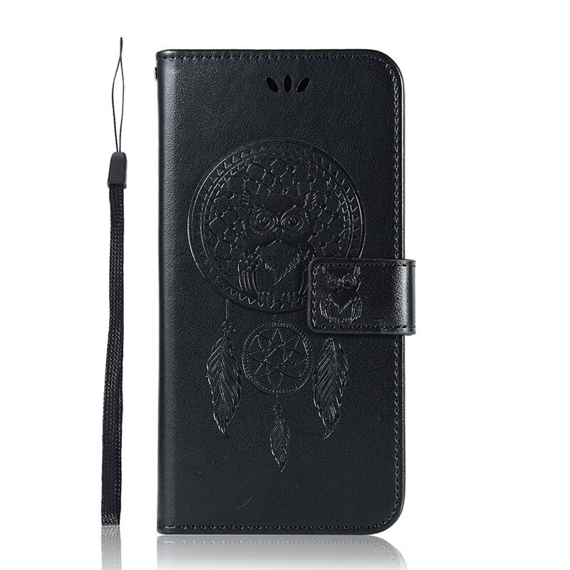 Flip Case Honor 9X Case Luxury Wallet PU Leather Back Cover Phone Case For Huawei Honor 9X STK-LX1 9 X Honor9X Case Cover 6.59: Black