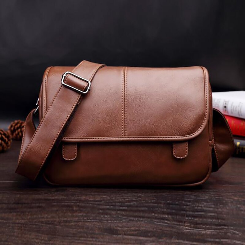 Kleine Schoudertassen Voor Vrouwen Vintage Pu Lederen Solid Dames Tas Cross Body Messenger Bag