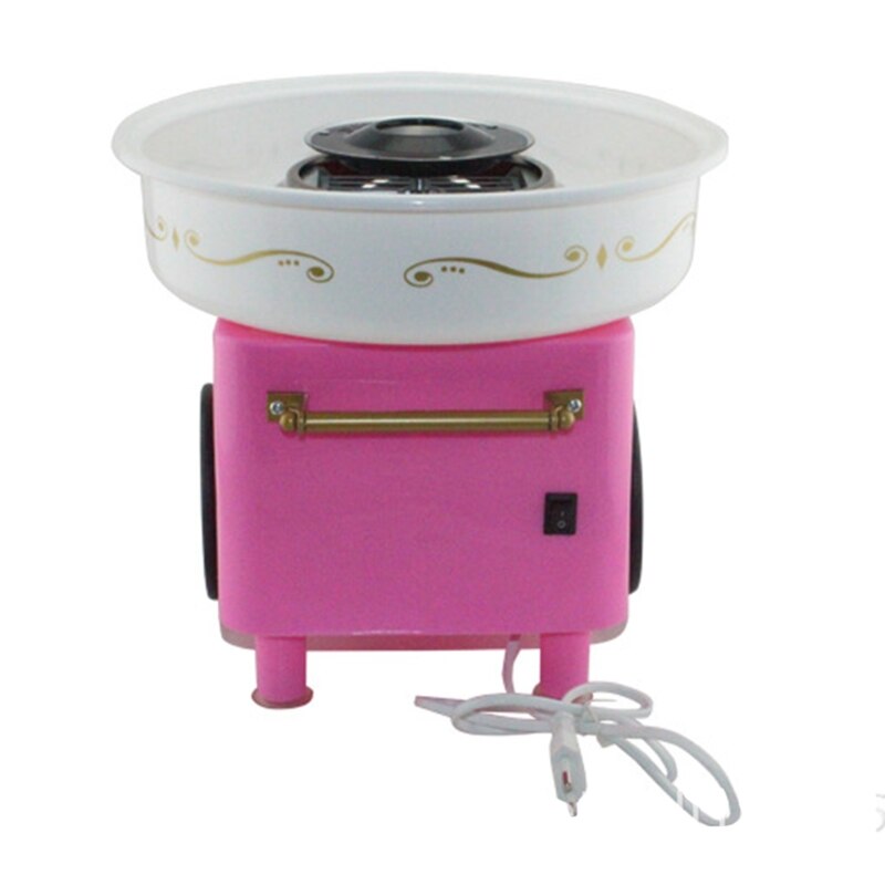 Retro vagn sockervadd maskin mini candy floss maker hemmabruk bänkskiva elektrisk nostalgi vagn godis maskin