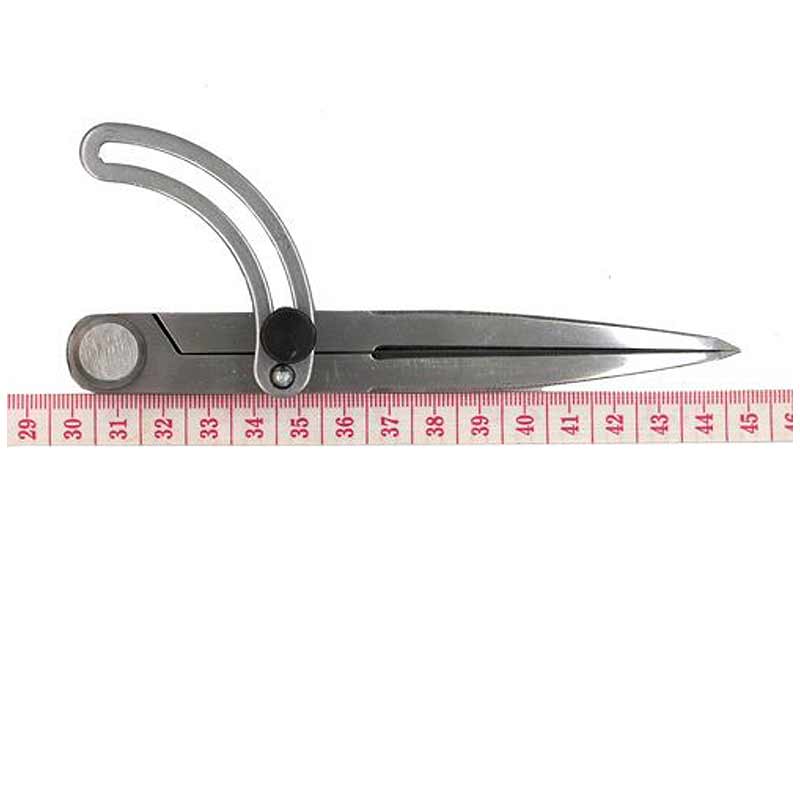 Spacing Compass Adjustable Leather Craft Rotating Tool Scriber DIY Edge Creaser Stitch Wing Divider Cross Line Compasses P7Ding