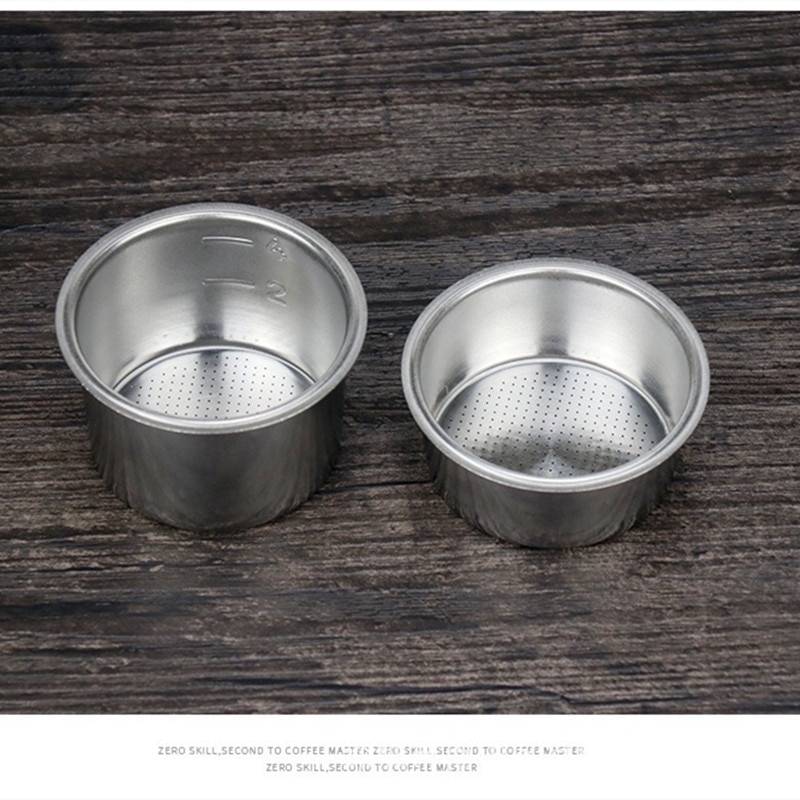 Coffee Cup Filter American Stainless Steel Coffee Cup Filter Pressure Coffee Filter Basket Kitchen Dringking Tools 51MM 1PC