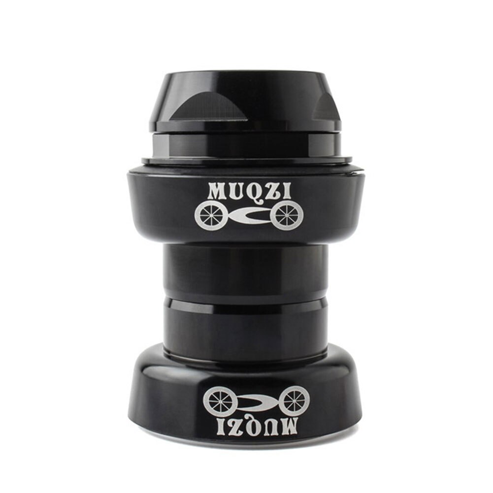 Road Fixed Gear Folding Bike Headset 25.4mm/1 Inch Front Fork Built-in Headset: Black