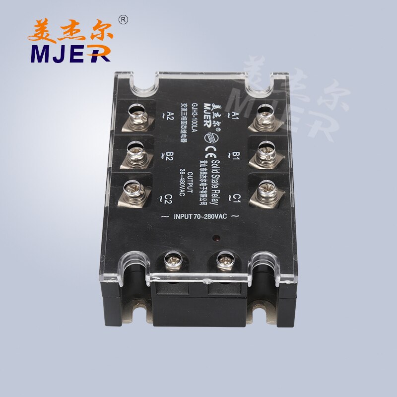 SSR 3 Phase SSR-100 AC to AC Solid State Relay 100 SSR SSR 100A GJH3 100LA