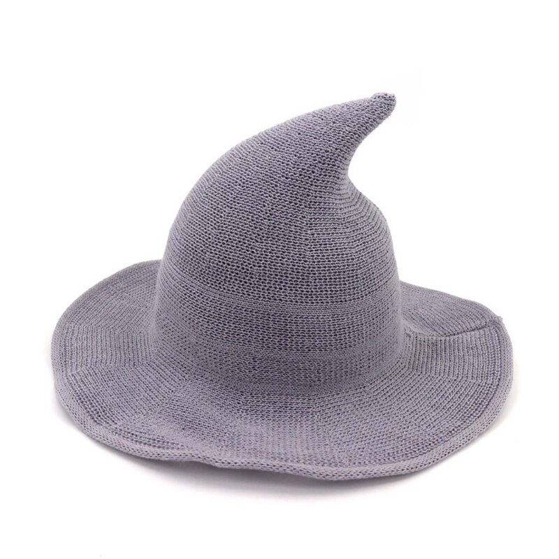 Halloween Party Witch Wizard Hats Solid Color Kini... - Vicedeal
