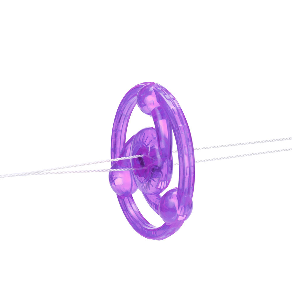 Cool LED Luminous Wheel Glow Kids Children Party Favors Glow Toys For Children: Purple