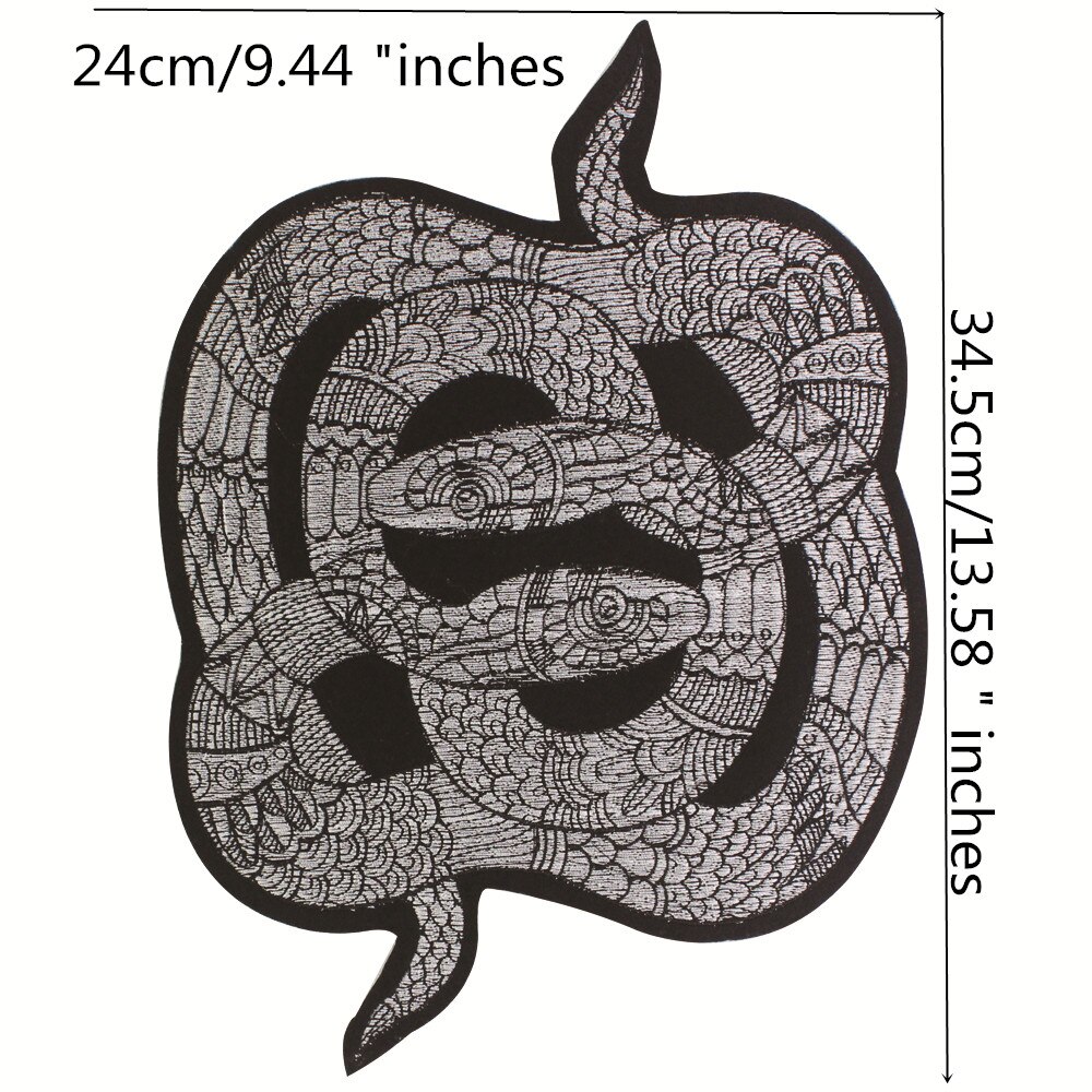 Insects Series Cartoon Animal Patchwork Sticker Bee ，Snakes, butterflies,combination Iron on Sewing Patches: NO.8