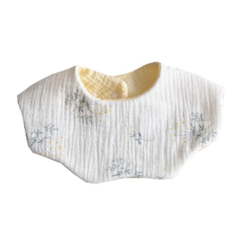 360 Graden Rotatie Burp Doek Baby Bloemvorm Voeden Bib Bandana Sjaal 5-Lagen Puur Katoen Absorberende Speeksel Handdoek