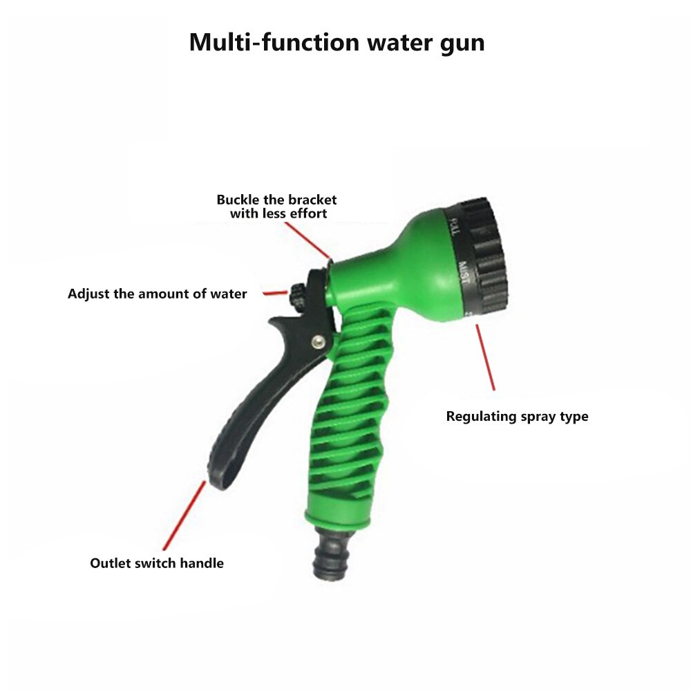 Pistolet haute pression arroseur jardin jet d'eau pelouse arroseur lave-auto télescopique pistolet à eau tuyau d'arrosage buse laveuse directe Y