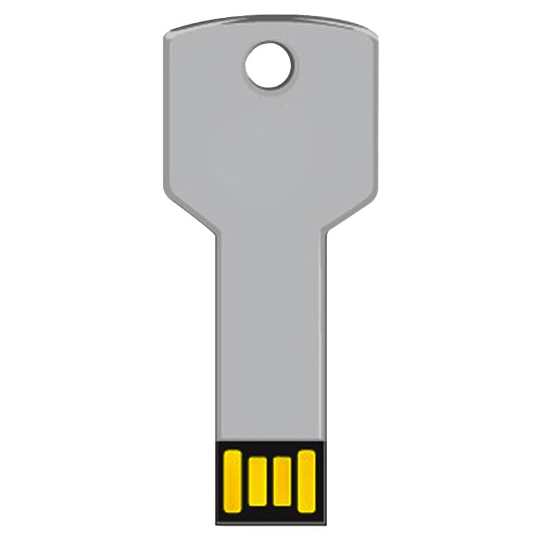 Metal Key USB Flash Drive Keychain Information Storage Disk Key Wallet: 8GB