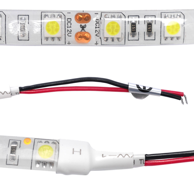 Tira de luces Led para caravana, barco y coche, impermeable, CC de 12V, 10Cm, 5050, 5 unidades