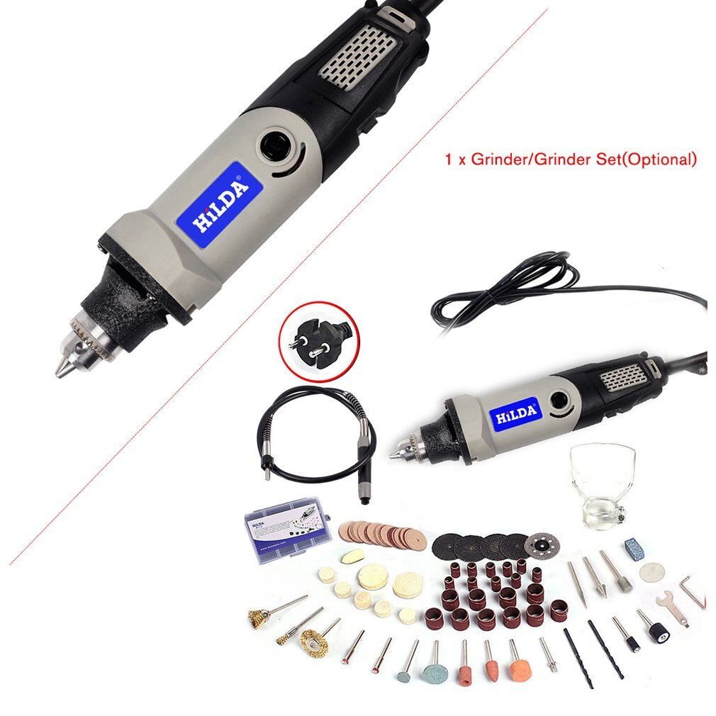 Variable Speed Rotary Tool Electric Tools 400W Mini Drill 6 Position for Rotary Tools Mini Grinding Machine