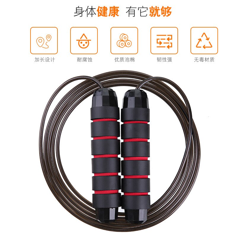 No tangles with ball bearings high-speed jump rope for crossfit exercises and fitness training equipment Jump rope for children