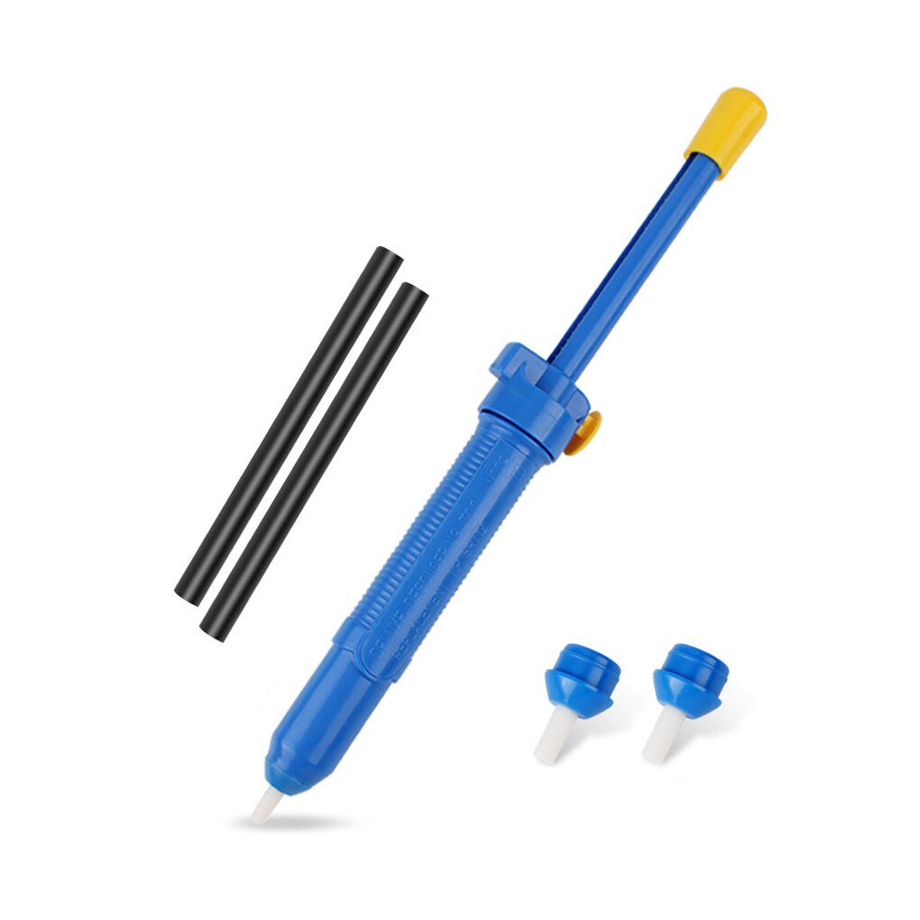 Solder Sucker Soldering Iron Suction Pump Remover Press Removal Pen Househole Work Tool with Replacement Nozzles: Type 7