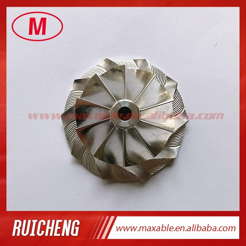 TD04 37.75/52.00mm 10+0 blades turbocharger billet/milling/aluminum2618 compressor wheel