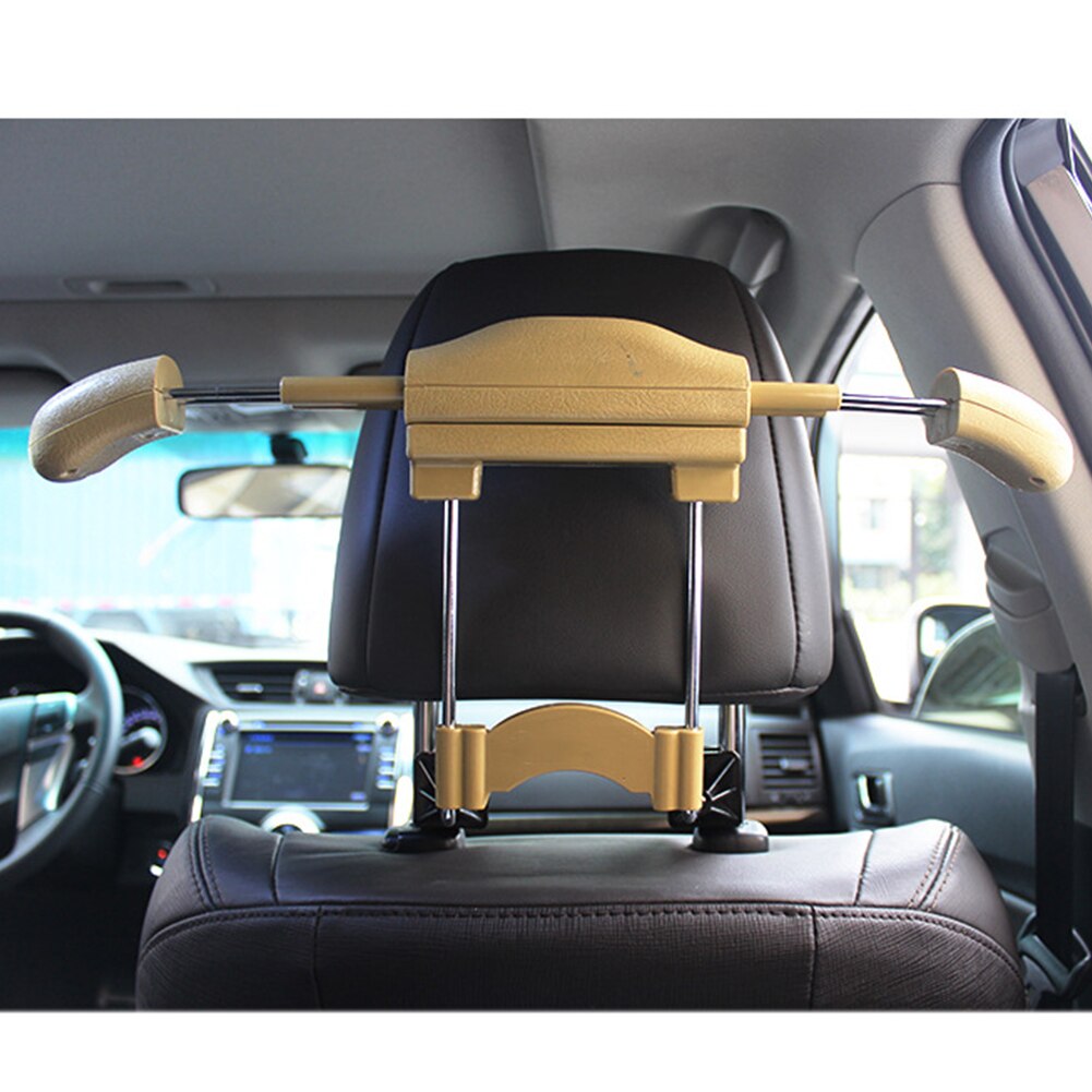 Porte-manteau de siège, chemise, Mini appui-tête universel, veste polyvalente, facile à installer, cintre à vêtements réglable, Portable pour voiture