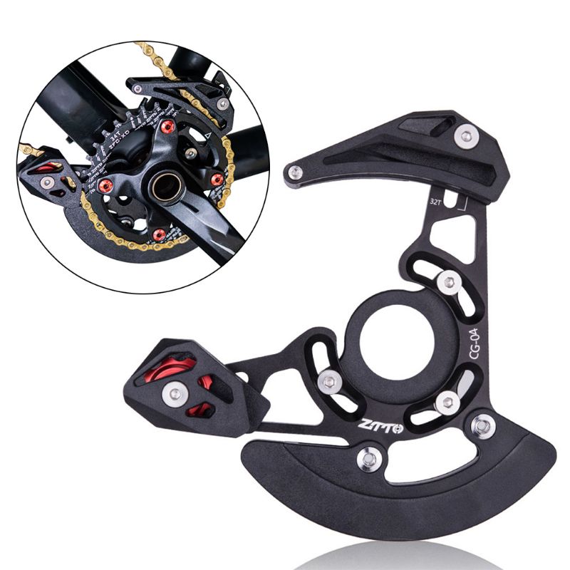 Mountain Bike Chain Guide Bicycle Pulley Chainring Protector Guard Device Tool