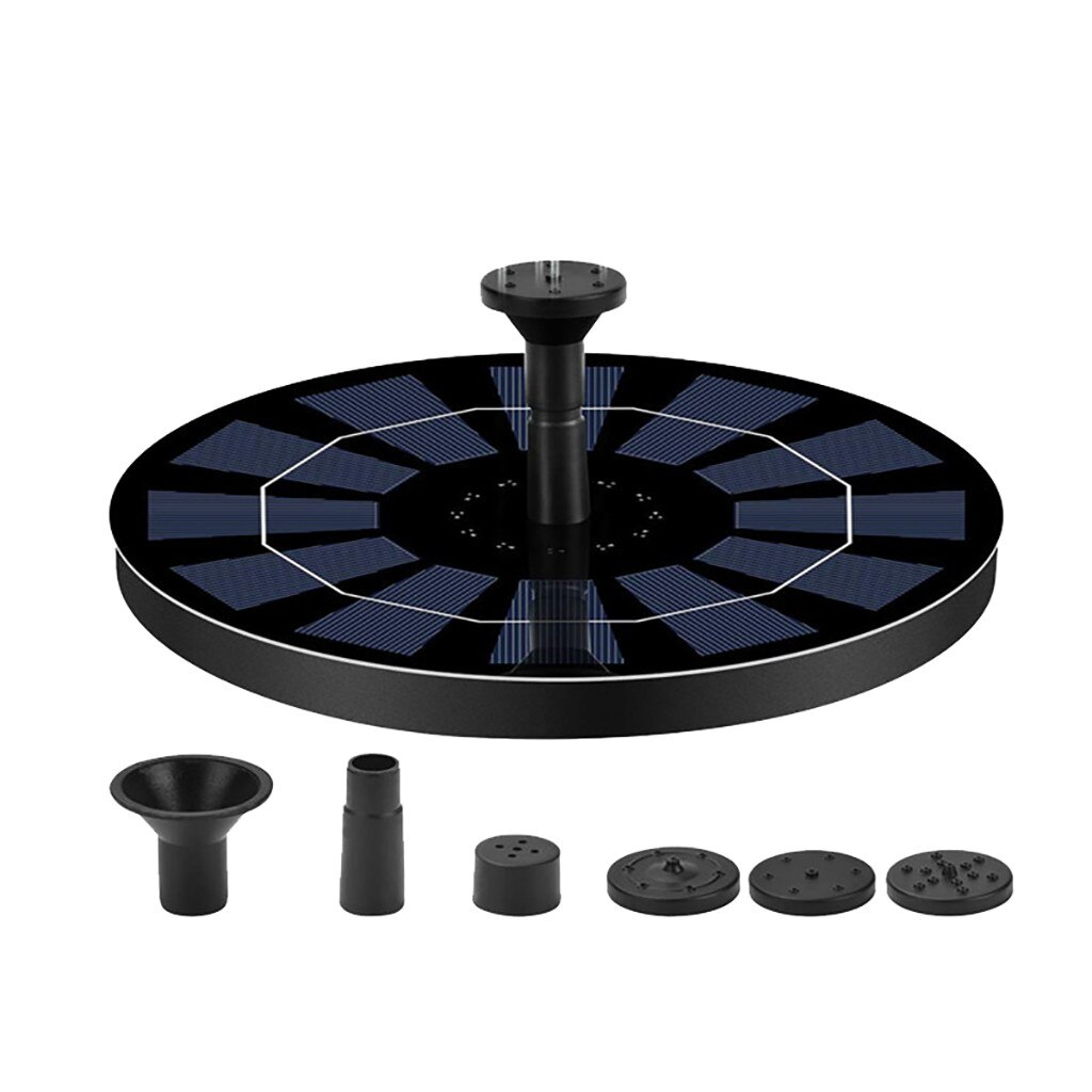 Floating Solar Fountain Garden Water Fountain Pool Pond Decoration Solar Panel Powered Fountain Water Pump Garden Decoration #36: B