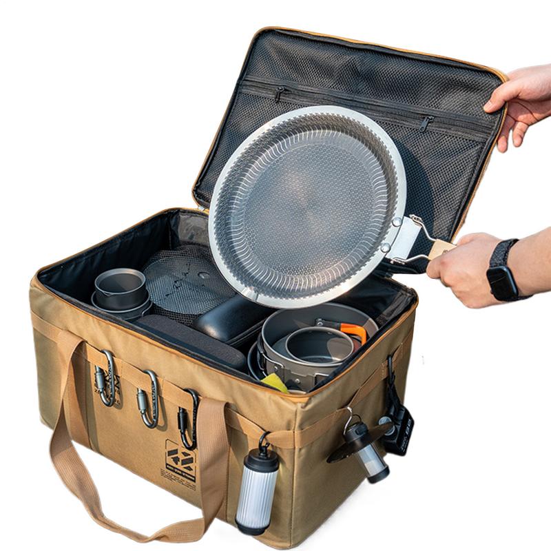 Camping Gear Bag Utility Tote Bag Camping Organizer 30L Duffel With Ergonomic Handle Waterproof Container For Barbecue Picnic