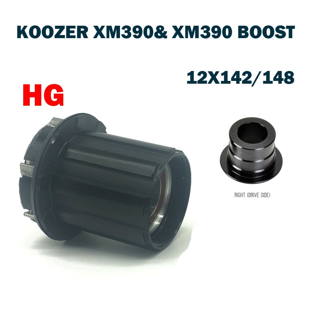 Koozer MTB Bicycle Hub Cassette 12 Speed Body for XM390 390 BOOST Hyperglide HG 8-11S Eagle NX GX XD Micro Spline MS 12S Freehub