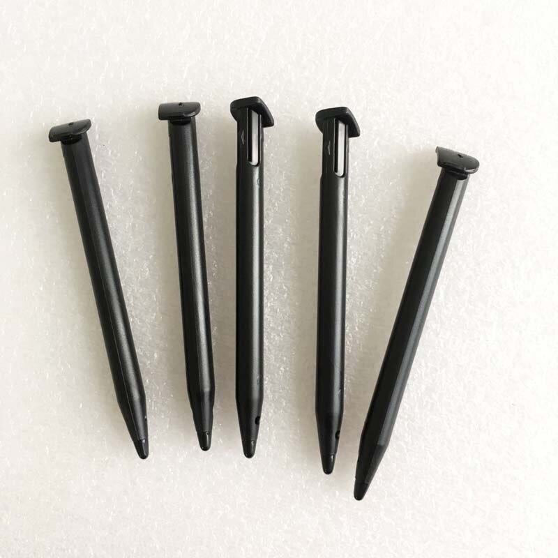 Stylet en plastique noir et blanc pour écran tactile, pour Nintendo 2DS XL LL, nouvelle version: black