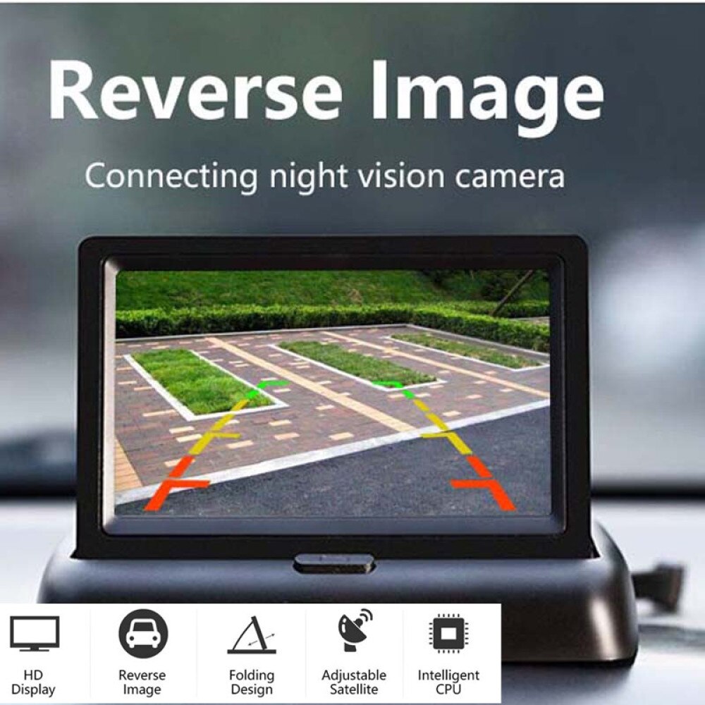 4.3-Inch Digitale Vouwwagen High-Definition 2-Weg Auto Display
