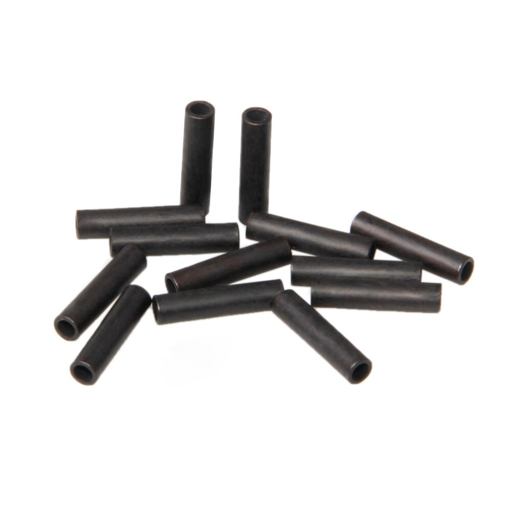Hyaena 50pcs/lot Single Barrel Crimp Sleeves Copper Tube For Fishing Wire Tube Connector