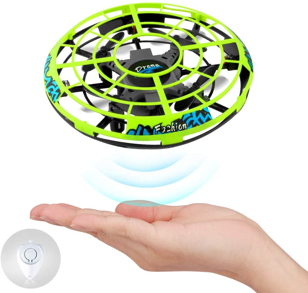 Mini Drohnen für freundlicher Hand Gesteuert, UFO Fliegen Ball mit LED-Licht, hände Frei schweben Quad Drohne Auto spüren Hindernis Drohne spielzeug