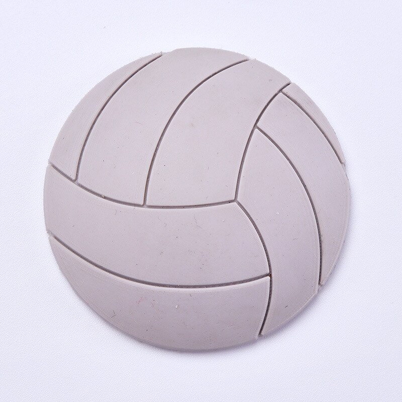1 stuks deurstok schattige golf basketbal volleybal styling rubberen spatbord handvat deurslot beschermpad bescherming: 6