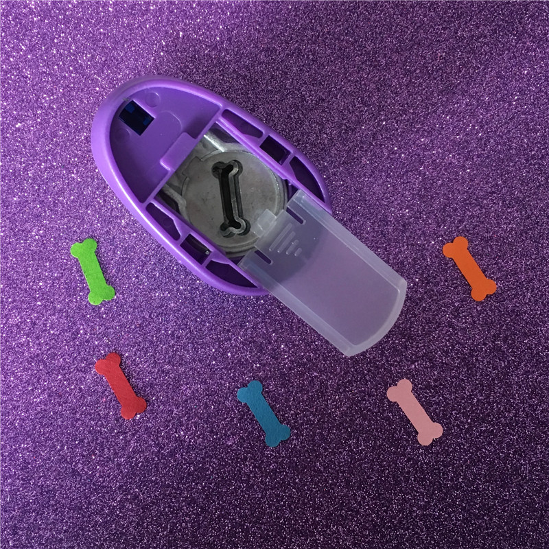 Bone shaped EVA foam punches paper punch for greeting card handmade DIY scrapbook bones craft punch machine