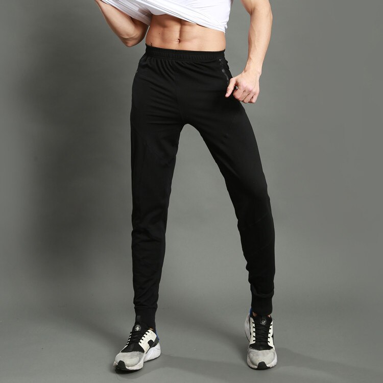 Joggingbroek Mannen Casual Nauwsluitend Tie Footed Broek, Sneldrogende Fitness Running Mannen Jogging Zweet Broek: 2 / XXL