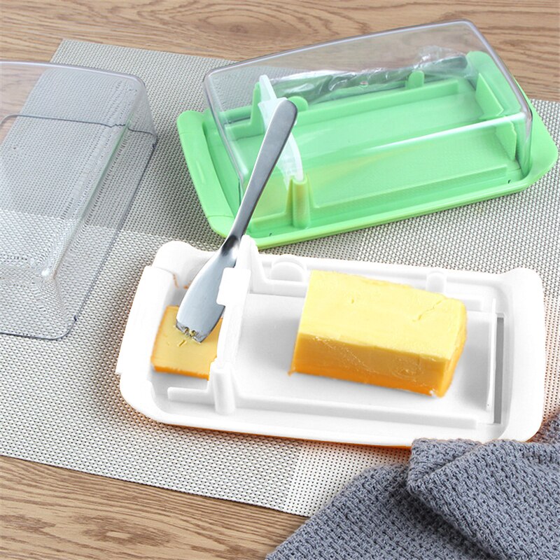 4-en-1 beurrier ensemble beurrier avec couvercle coupe-beurre fromage boîte de rangement outils de cuisson grande capacité pour le stockage du beurre