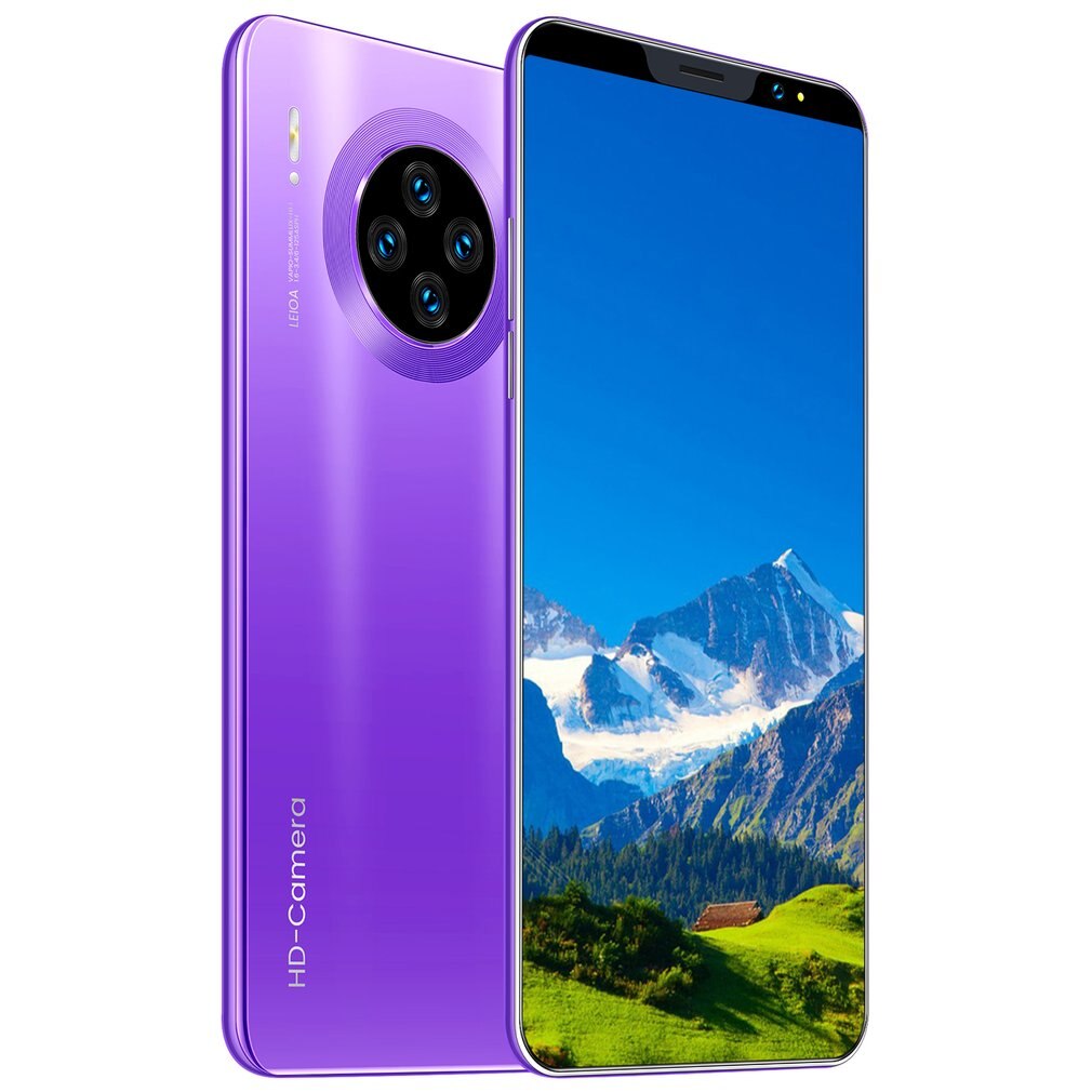 Mate33 Pro Smartphone con 512M + 4GGB di Memoria di Grandi Dimensioni Dello Schermo Da 5.8 Pollici Supporto Viso/Impronte Digitali Unlock Dual SIM telefoni cellulari e Smartphone