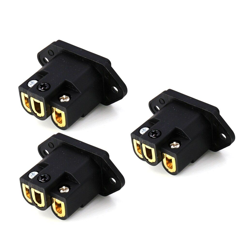FURUTECH FI-06(R) AC IEC Inlet Socket pure copper Gold Plated 3pcs MATIHUR HIFI Power Original packing box