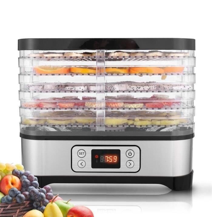 Haushalt Lebensmittel Dörr schnell-Lebensmittel Trockner Edelstahl Trocknen Maschine Elektrische Luft Trockner Trocknen Obst fleisch Obst HWC