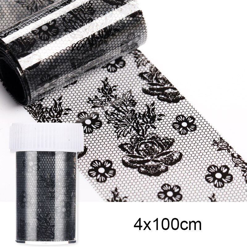 1 rulle neglefolier leopard træ negle mærkat papir camouflage print nail art wraps gør-det-selv-overførsel klistermærke negle mærkater dekoration: 06