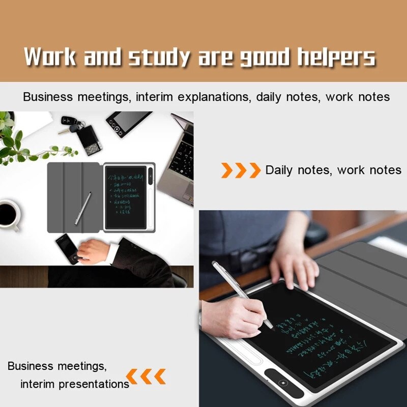 10.1 Inch LCD Writing Tablet Smart Business Electronic Small Blackboard Drawing Board with Protective Case