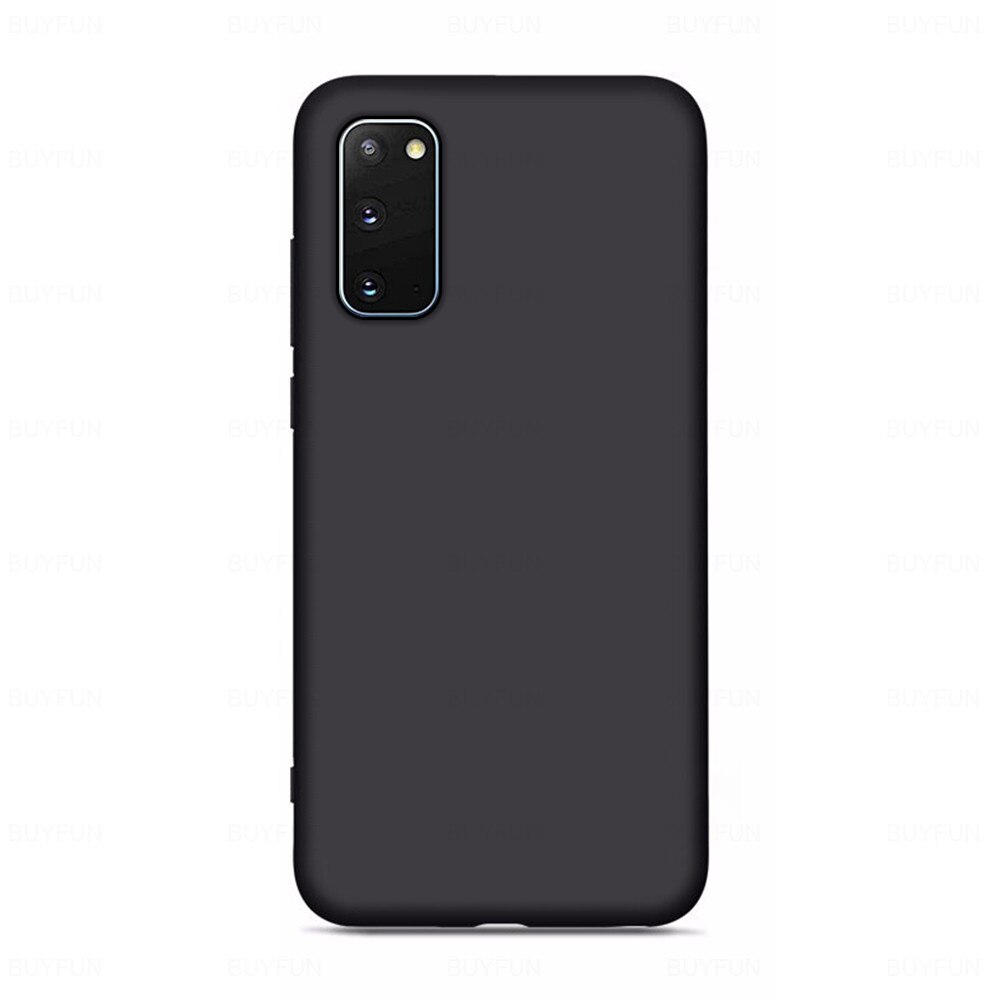 Custodia in Silicone liquido colorato per Samsung Galaxy S20 FE 5G S20fe S 20FE S 20 Fan Edition 6.5 "Cover morbida antiurto per telefono Coque: AABD / black