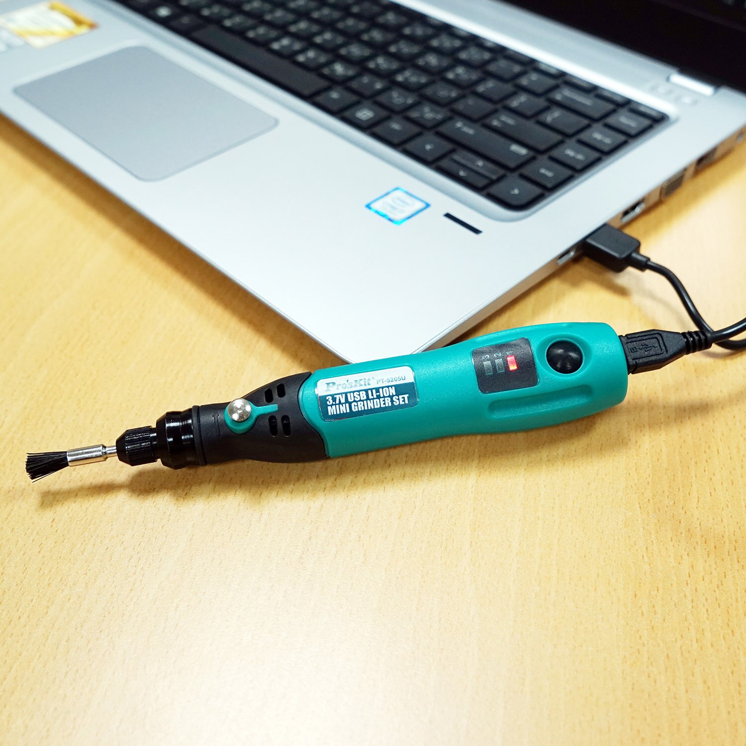 Proskit PT-5205U 3.7V Mini USB Li-ion Charging Grinder Set Sanding Engraving Polishing Tool