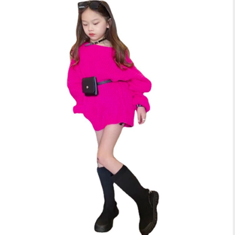 Meninas blusas primavera outono crianças moda lã pulôver camisola para bebê menina crianças casuais topos roupas adolescentes outfits 2022