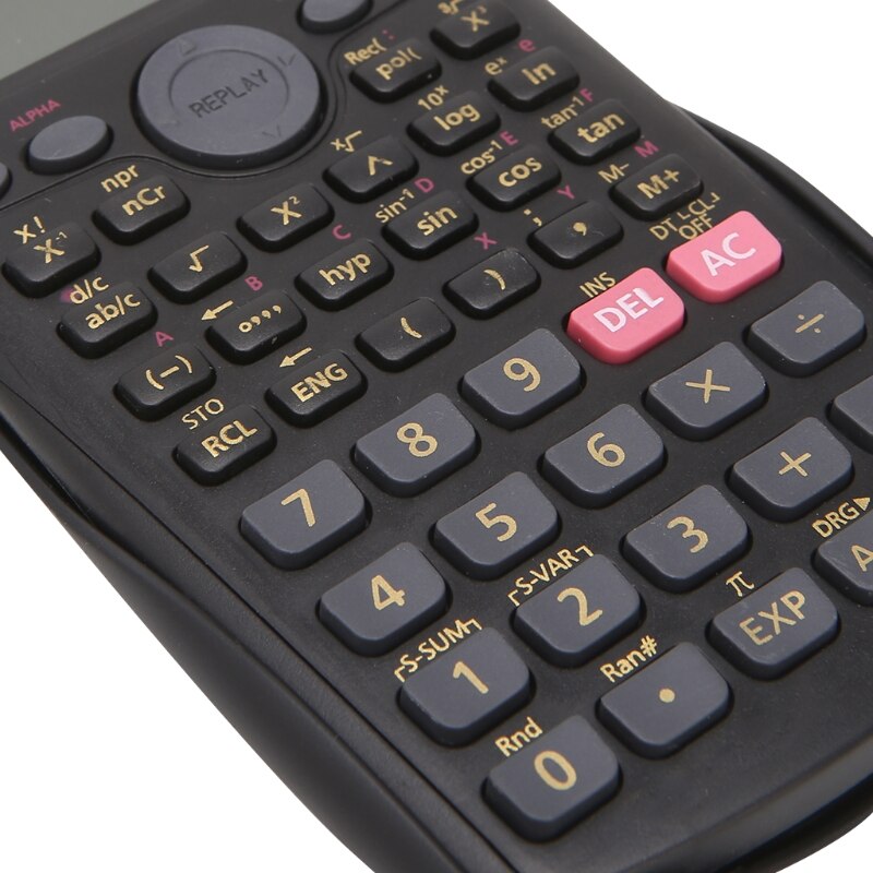 Student Multi-Function 2-Line Display 12 Digit Electronic Scientific Calculator U1JA